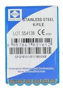 Przejdź do produktu Pilniki kanałowe stalowe (op.6szt.) dł. 25 mm - K-File 8