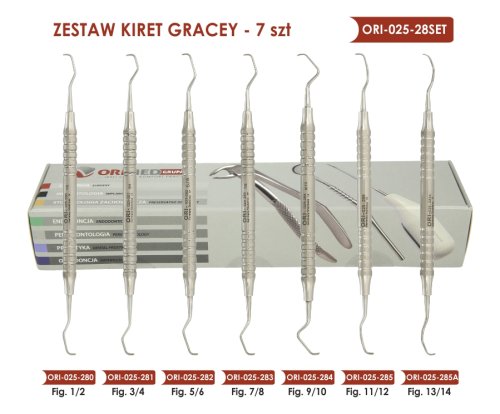 Przejdź do produktu ROY-KK-025-28SET, ZESTAW KIRET GRACEY 7 SZT.