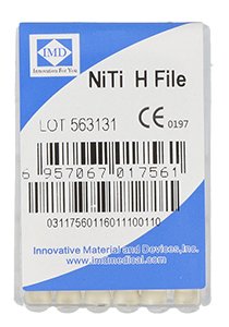 Przejdź do produktu Pilniki kanałowe NiTi (op. 6 szt.) dł. 25 mm - H-File 15