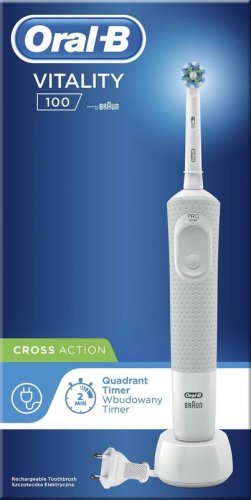 Przejdź do produktu ORAL-B Vitality D100 WHITE Cross Action szczoteczka elektryczna