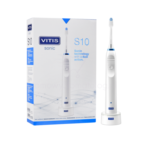 Przejdź do produktu VITIS Sonic S10 - szczoteczka soniczna z jednym trybem pracy i końcówką VITIS Sonic Medium