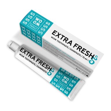 Przejdź do produktu WOOM Family EXTRA FRESH  - odświeżająca pasta do zębów - halitoza 75ml