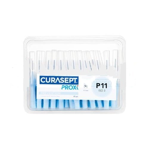 Przejdź do produktu Szczoteczki międzyzębowe Curasept P11 niebieskie krótkie 1,1mm - 25 szt