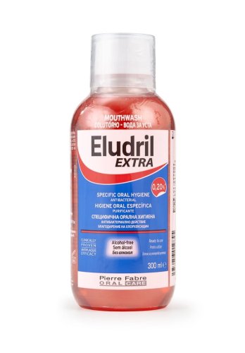 Przejdź do produktu ELUDRIL EXTRA 0,20% CHX 300ml - płyn pozabiegowy z chlorheksydyną gotowy do użycia