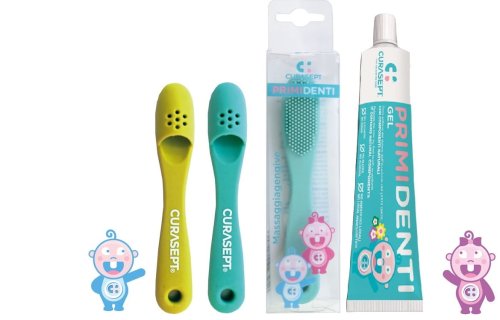 Przejdź do produktu Zestaw na ząbkowanie Curasept Primi Denti