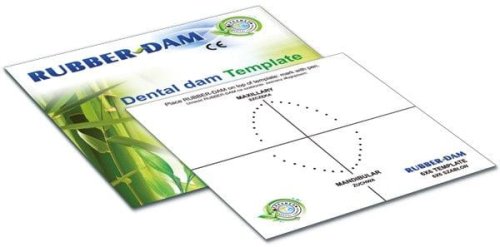 Przejdź do produktu Rubber-Dam Template 6x6 - czarny Szablon do koferdamu