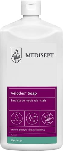 Przejdź do produktu VELODES SOAP 500 ML - emulsja myjąca do mycia rąk i ciała