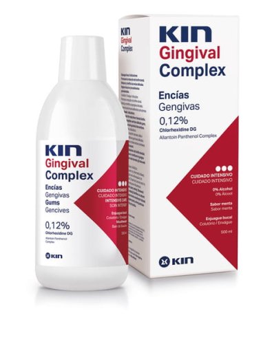 Przejdź do produktu KIN Gingival COMPLEX 500ml - płyn do płukania jamy ustnej z chlorheksydyną 0,12%