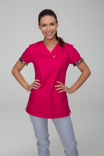 Przejdź do produktu Bluza Medyczna Krótki Rękaw Model 106-3