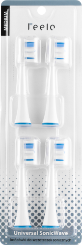 Przejdź do produktu Końcówki Feelo Universal SonicWave 4 szt. uniwersalne
