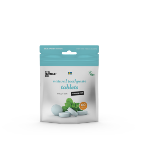 Przejdź do produktu Humble Pasta do zębów w tabletkach bez fluoru 60szt. - tabletki do mycia zębów