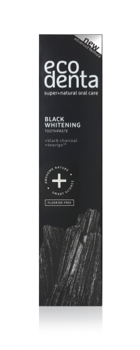 Przejdź do produktu ECODENTA extra - BLACK czarna pasta do zębów WYBIELAJĄCA z węglem drzewnym 100ml