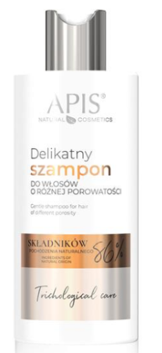 Przejdź do produktu APIS TRICHOLOGICAL CARE Delikatny szampon do włosów o różnej porowatości 300 ml