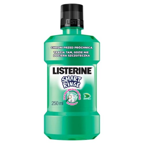 Przejdź do produktu Listerine płyn do ust SMART RINSE miętowy Mint (zielona) 250ml