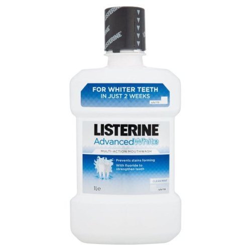 Przejdź do produktu Listerine płyn wybielający Advanced White 1000 ml 