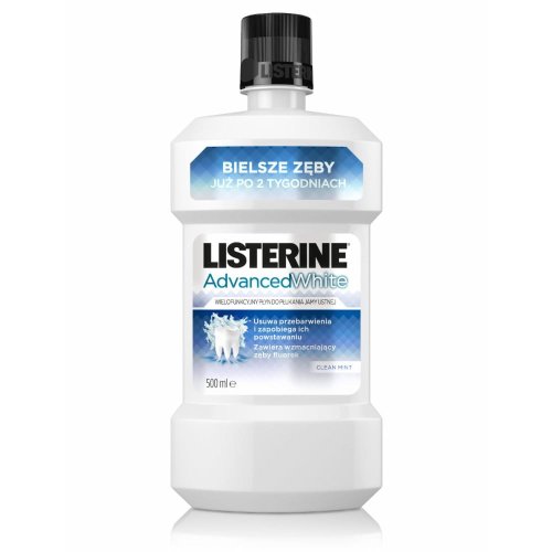 Przejdź do produktu Listerine płyn wybielający Advanced White 500 ml