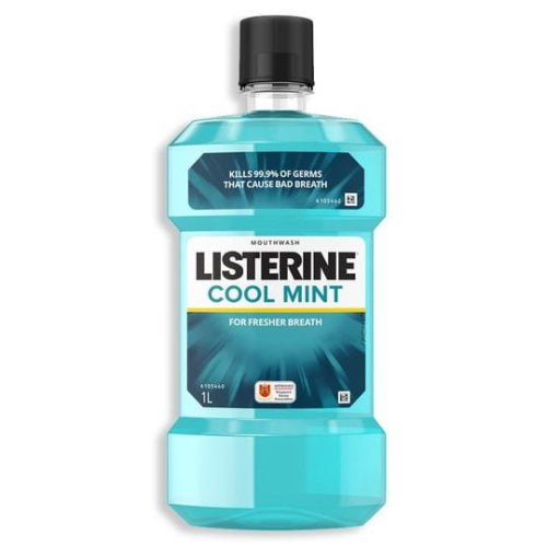Przejdź do produktu Listerine płyn przeciw kamieniowi nazębnemu 1000 ml niebieski COOL MINT