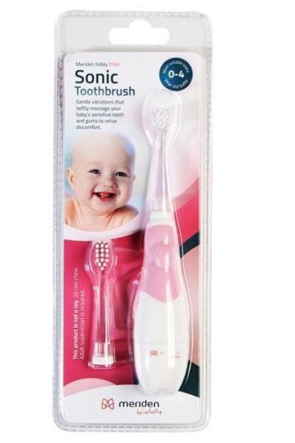Przejdź do produktu Meriden Kiddy szczoteczka soniczna dla dzieci w wieku 0- 4 lat Pink - różowa