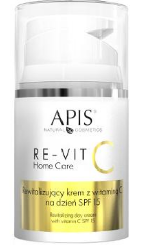 Przejdź do produktu APIS RE-VIT Rewitalizujący krem z witaminą C na dzień SPF 15, 50ml