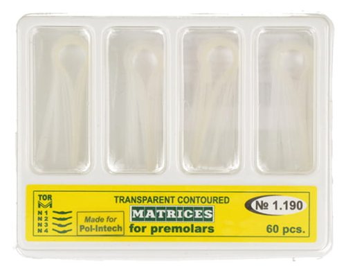 Przejdź do produktu Matryce transparentne na przedtrzonowce (op. 60 szt.) (1.190)