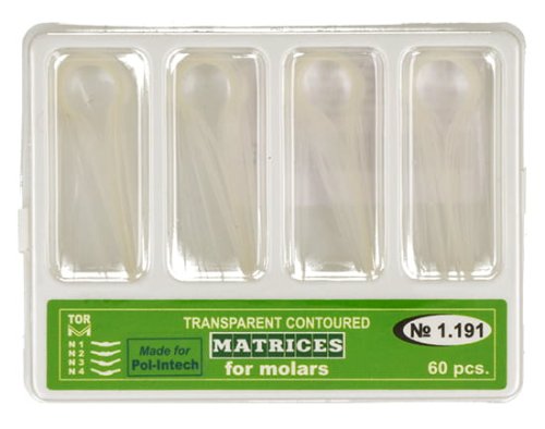 Przejdź do produktu Matryce transparentne na trzonowce (op. 60 szt.) (1.191)