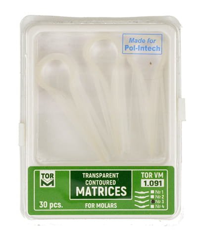 Przejdź do produktu Matryce transparentne na trzonowce (op. 30 szt.) prawa krawędź (1.091/3)
