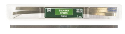 Przejdź do produktu Paski metalowe jednostronne z nasypem diamentowym z ząbkowaniem (op. 5 szt.) medium