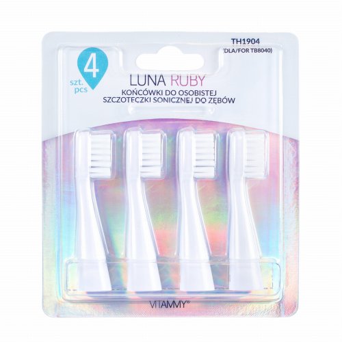 Przejdź do produktu Vitammy końcówki do szczoteczki LUNA / RUBY 4szt.