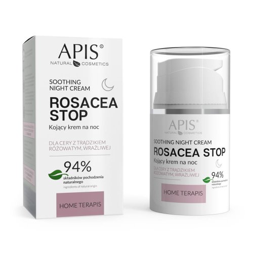 Przejdź do produktu Apis ROSACEA STOP Kojący krem na noc, 50ml