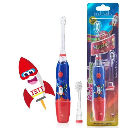 Przejdź do produktu BRUSH-BABY - KIDZSONIC szczoteczka soniczna 3+ Rakieta