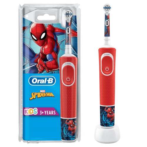 Przejdź do produktu Oral-B szczoteczka akumulatorowa dla dzieci D100 Kids SPIDERMAN