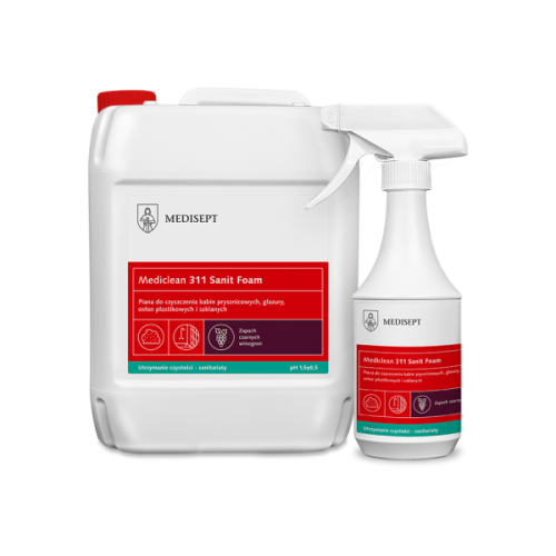 Przejdź do produktu Mediclean 311 Foam (pianka do mycia łazienek) 500ml