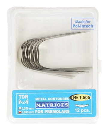 Przejdź do produktu Matryce profilowane do przedtrzonowców 0,035 mm (op. 12 szt.) centralna krawędź