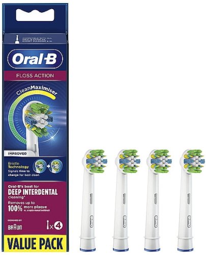 Przejdź do produktu Końcówka do szczoteczki oryginalne ORAL B FLOSS ACTION CLEAN MAXIMISER 4szt.