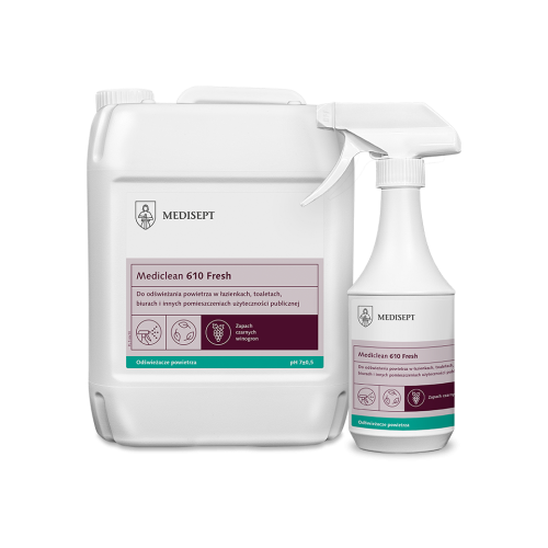 Przejdź do produktu Mediclean 610 Fresh Zapach cZarne winogrono 0,5L (odświeżacz powietrza)
