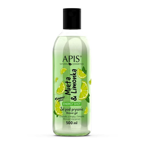 Przejdź do produktu Apis Energy Shot, żel pod prysznic Mięta&Limonka, 500ml