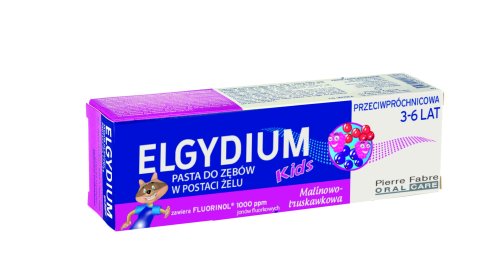 Przejdź do produktu Elgydium Kids Pasta do zębów dla dzieci od 3 do 6 lat malinowo-truskawkowa 50 ml