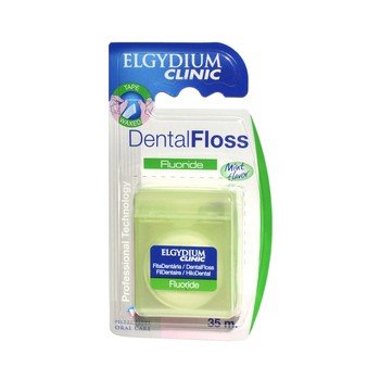 Przejdź do produktu ELGYDIUM Dental Floss Fluoride nić dentystyczna z fluorem 35m (zielona)