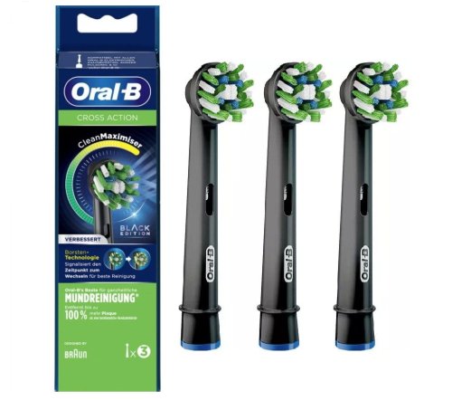 Przejdź do produktu ORAL-B Cross Action Black 3 szt. czarne końcówki