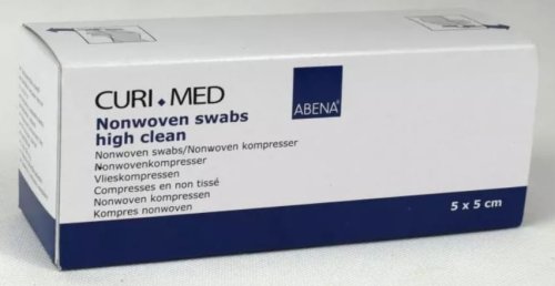 Przejdź do produktu Niejałowy kompres włókninowy 10x10, wysuwany Curi-Med, 120 szt (uszkodzone opakowanie)