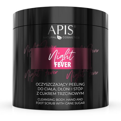 Przejdź do produktu APIS - NIGHT FEVER OCZYSZCZAJĄCY PEELING DO CIAŁA, DŁONI I STÓP, 700 g