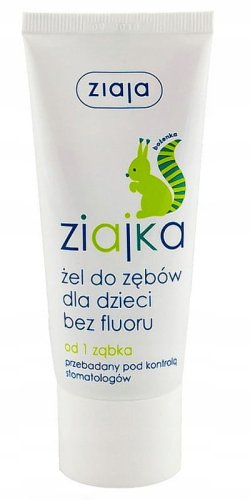 Przejdź do produktu ZIAJKA żel bez fluoru 50ml (Bożenka) - żel o smaku żurawinowym do pielęgnacji zębów mlecznych