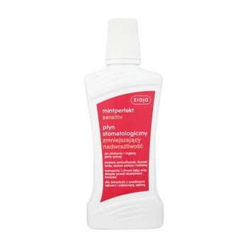 Przejdź do produktu ZIAJA MINTPERFECT SENSITIVE płyn 500ml - płyn stomatologiczny z fluorem i azotanem potasu zmniejszający nadwrażliwość zębową