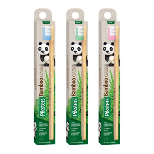 Przejdź do produktu PIKSTERS Bamboo CLASSIC - bambusowa szczoteczka do zębów