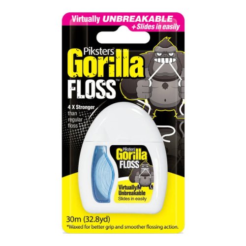 Przejdź do produktu PIKSTERS GORILLA Floss 30m - nitka do zębów super mocna