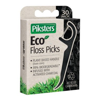 Przejdź do produktu PIKSTERS ECO Floss Picks 30szt. - biodegradowalne niciowykałaczki z aktywnym węglem