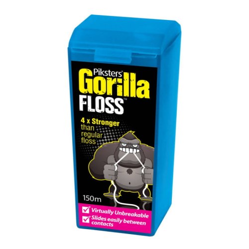 Przejdź do produktu PIKSTERS GORILLA Dental Floss 150m - nitka do zębów super mocna - DUŻA ROLKA