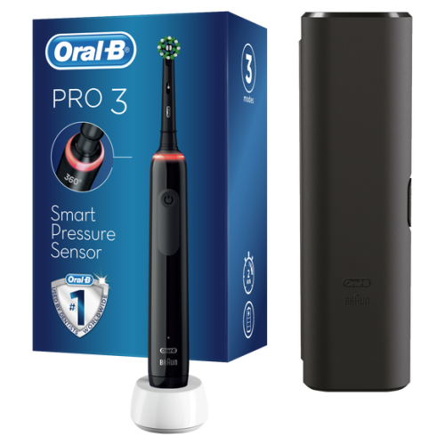 Przejdź do produktu Oral-B szczoteczka elektryczna PRO3 3500 Black + Etui