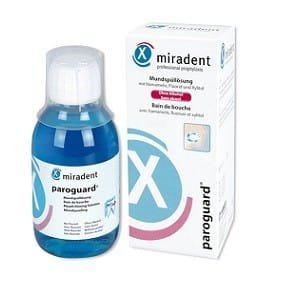 Przejdź do produktu MIRADENT Paroguard CHX 0,20% 200ml - płyn o stężeniu chlorheksydyny 0,20% i związkami fluoru 250ppm