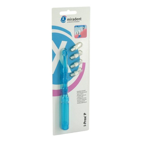 Przejdź do produktu MIRADENT I-Prox-P - szczoteczka jednopęczkowa z 4 wymiennymi końcówkami